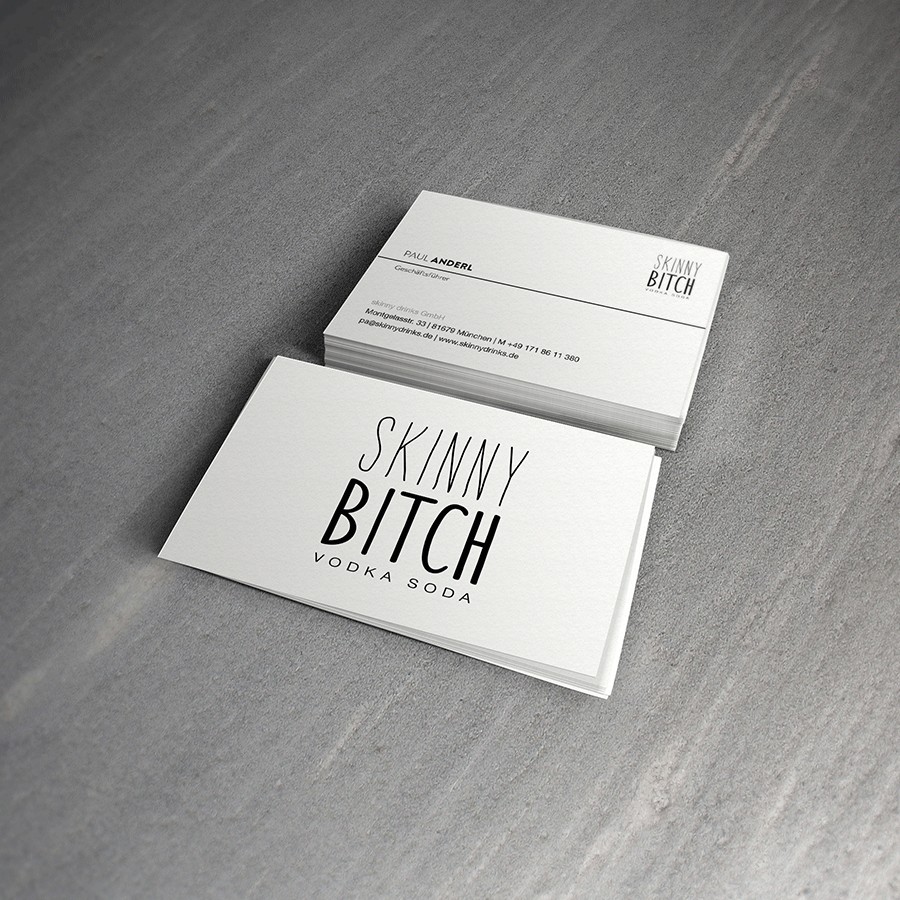 Visitenkarte Skinny Bitch