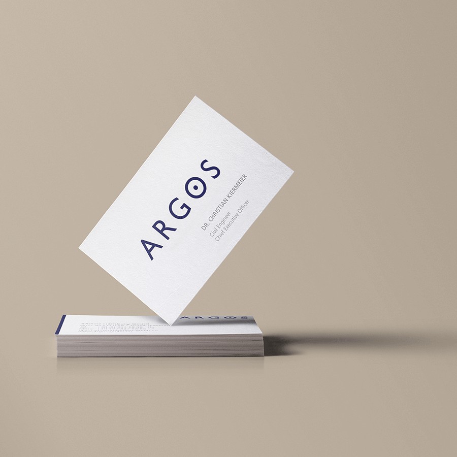 Visitenkarte Argos