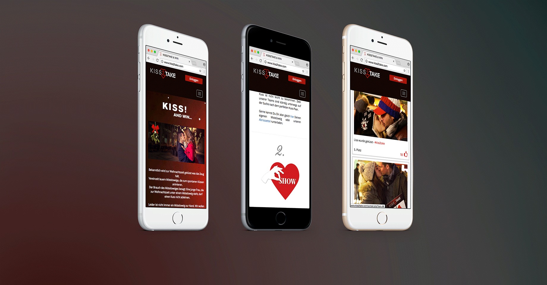 mobile Website Kiss 2 Take